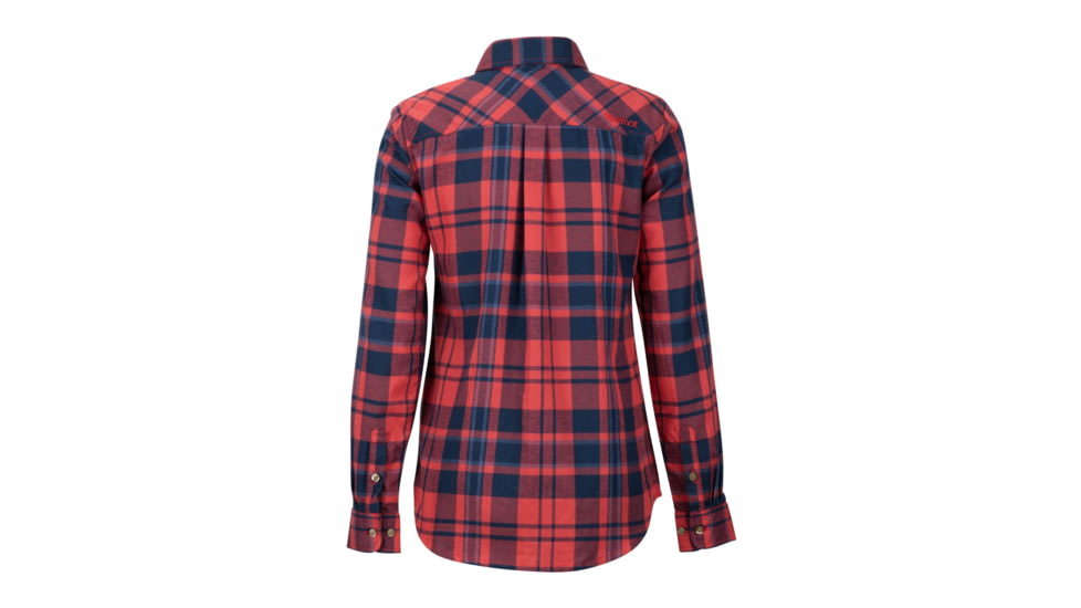 Marmot Joss Lt.Weight Flannel - Womens, Desert Red, Large, 49690-6986-L