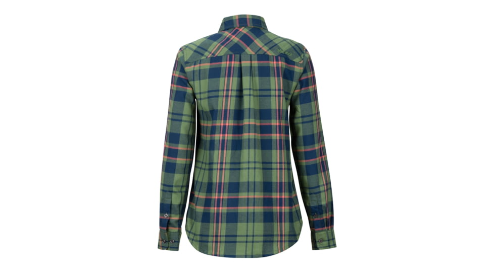Marmot Joss Lt.Weight Flannel - Womens, Vine Green, Extra Small, 49690-4799-XS