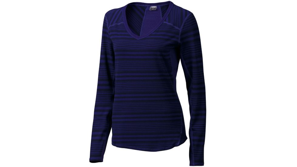 Julia Long Sleeve Shirt - Womens -Gemstone-X-Small