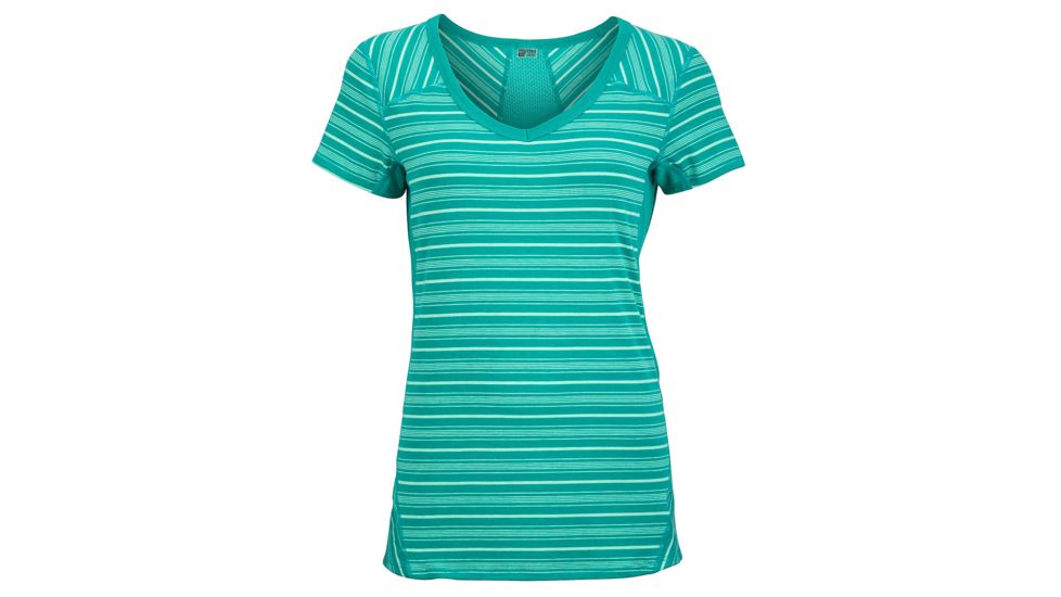 Marmot Julia Short Sleeve Shirt - Women's -Gem Green-Large