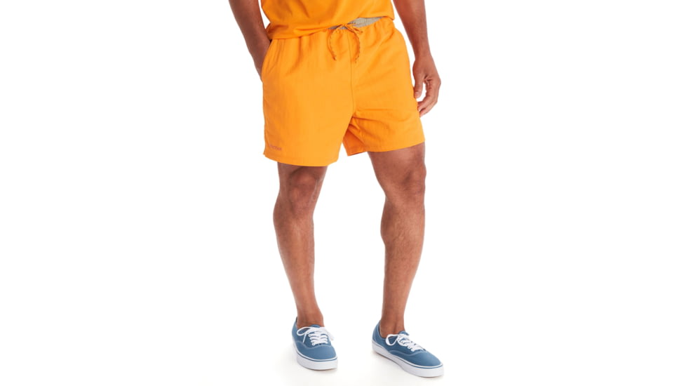 Marmot Juniper Springs 5 in Short - Mens, Orange Pepper/Vetiver, Large, M12590-21735-L