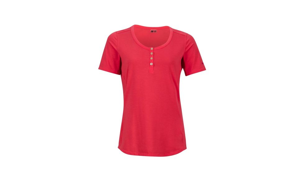 Marmot Kayla Short Sleeve T-Shirt - Womens, Hibiscus, Extra Small 48330-6205-XS