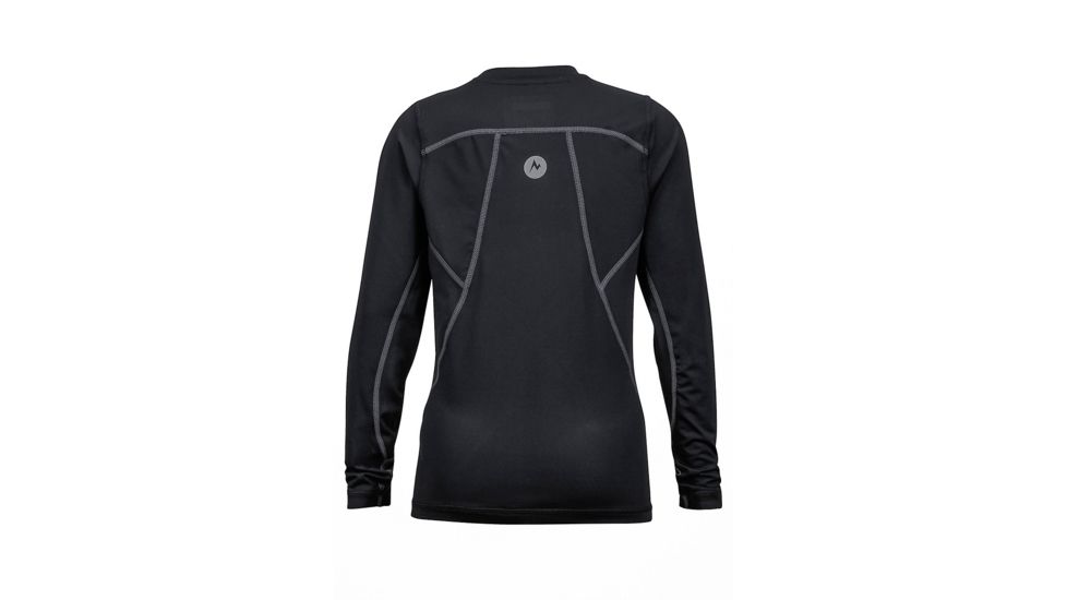 Marmot Kestrel Long Sleeve Crew - Boy's, Black, Medium 10310-001-M