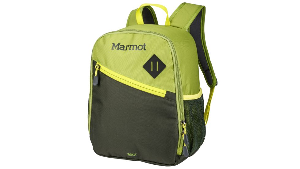 Marmot Kid's Root Backpack-Green Lichen/Rosin Green