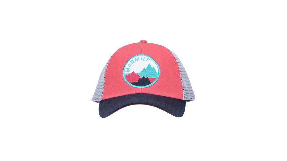 Marmot Kira Trucker Cap - Womens, Hibiscus, One Size 13990-6205-ONE