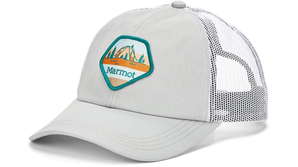 Marmot Kira Trucker - Womens, Bright Steel/White, One Size, 13400-1843-ONE
