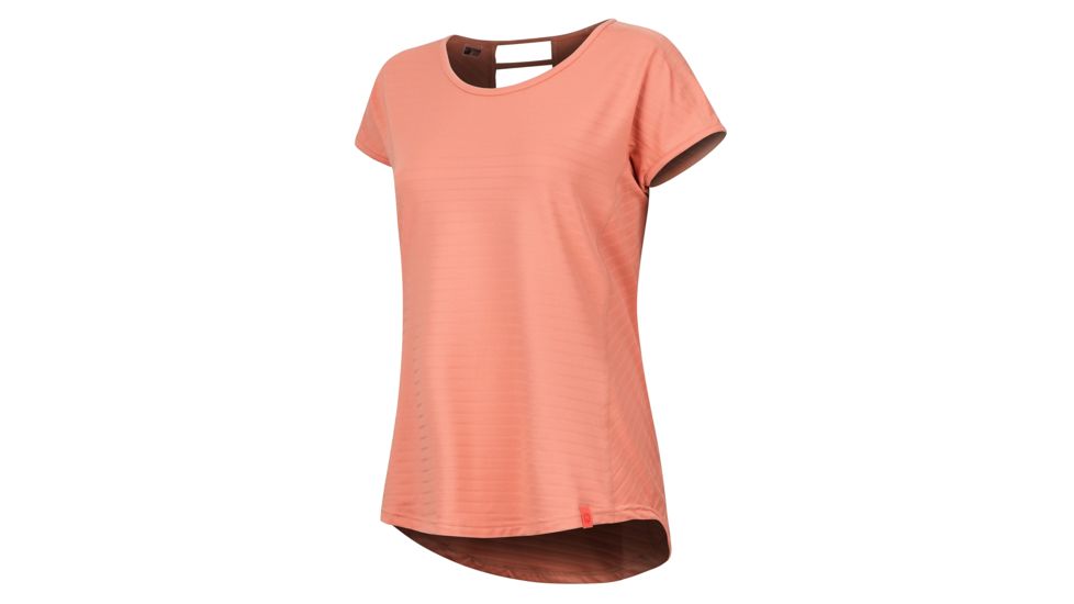 Marmot Kitsilano Short Sleeve - Womens, Coral Pink, Extra Small, 47890-7274-XS