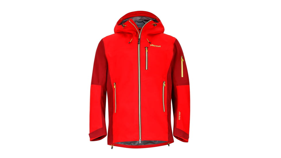 Marmot La Meije Jacket - Men's -Rocket Red/Brick-X-Large