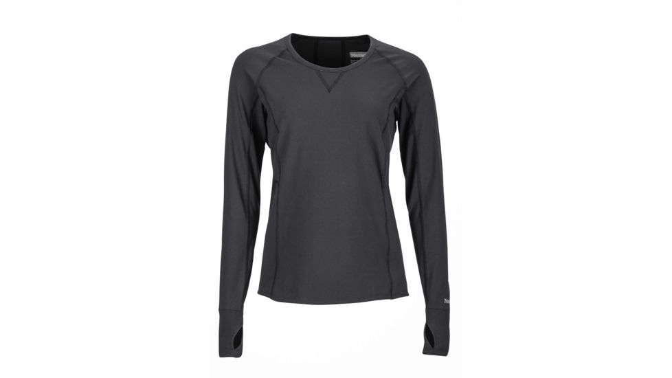 Marmot Lana Long Sleeve Crew - Women's-Black-Medium