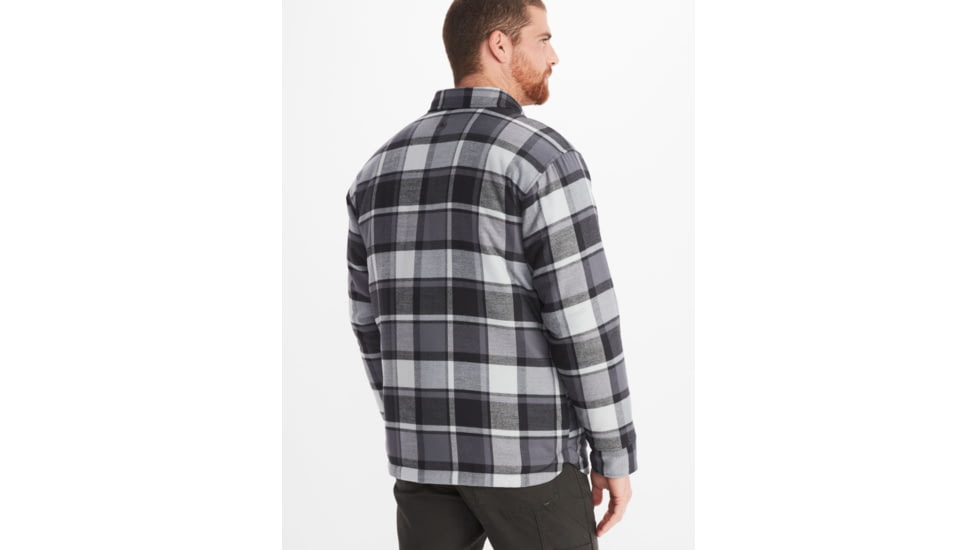 Marmot Lanigan Flannel Chore Coat - Mens, Black, Medium, M13200-001-M