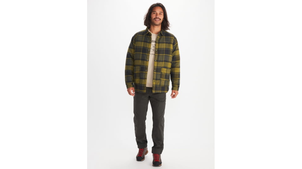 Marmot Lanigan Flannel Chore Coat - Mens, Nori, Large, M13200-4859-L