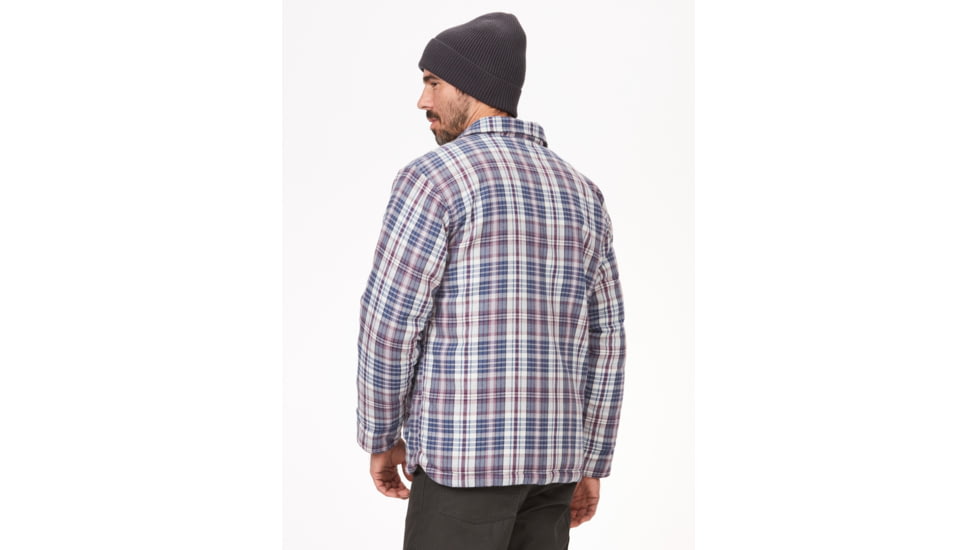 Marmot Lanigan Flannel Chore Coat - Mens, Sleet, Extra Large, M13200-504-XL