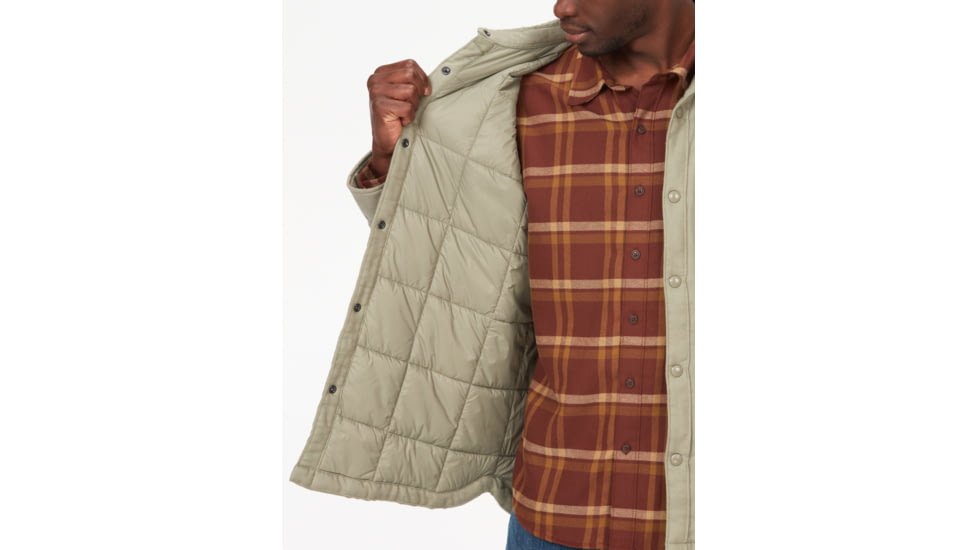 Marmot Lanigan Flannel Chore Coat - Mens, Vetiver, Large, M13200-21543-L