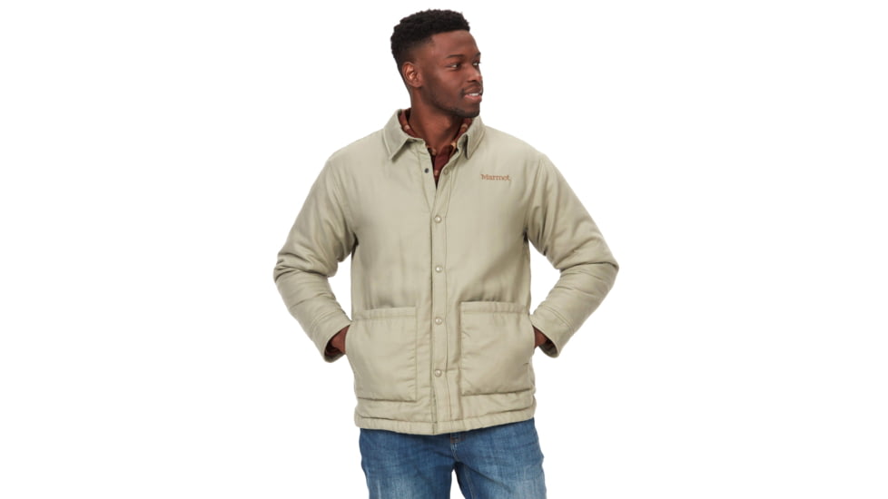 Marmot Lanigan Flannel Chore Coat - Mens, Vetiver, Large, M13200-21543-L