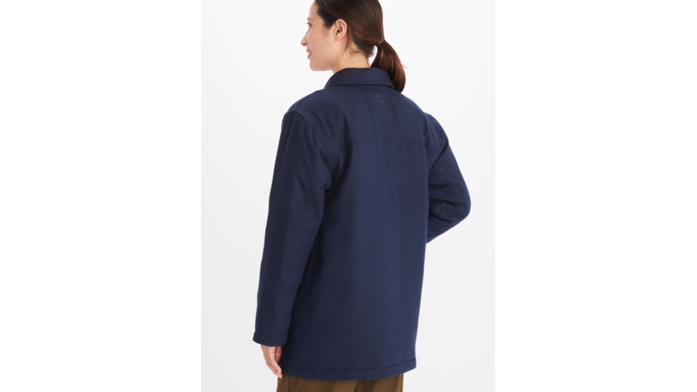 Marmot Lanigan Flannel Chore Coat - Womens, Arctic Navy, Medium, M13171-2975-M
