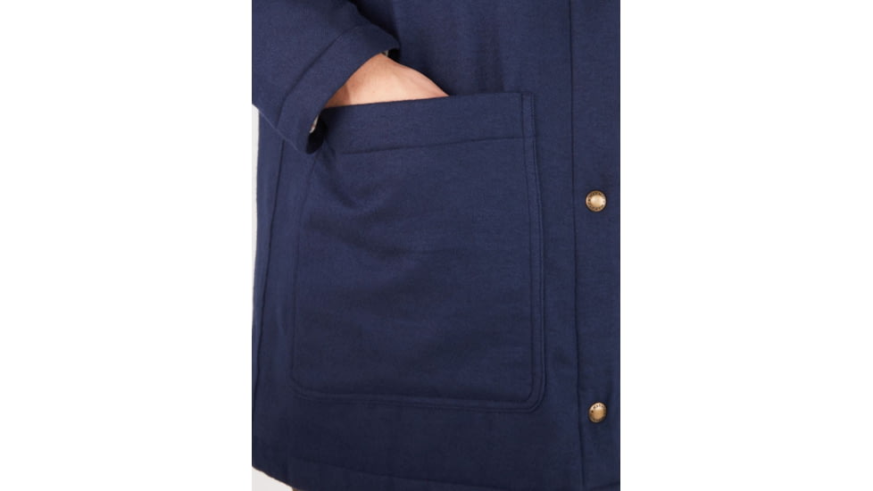 Marmot Lanigan Flannel Chore Coat - Womens, Arctic Navy, Medium, M13171-2975-M