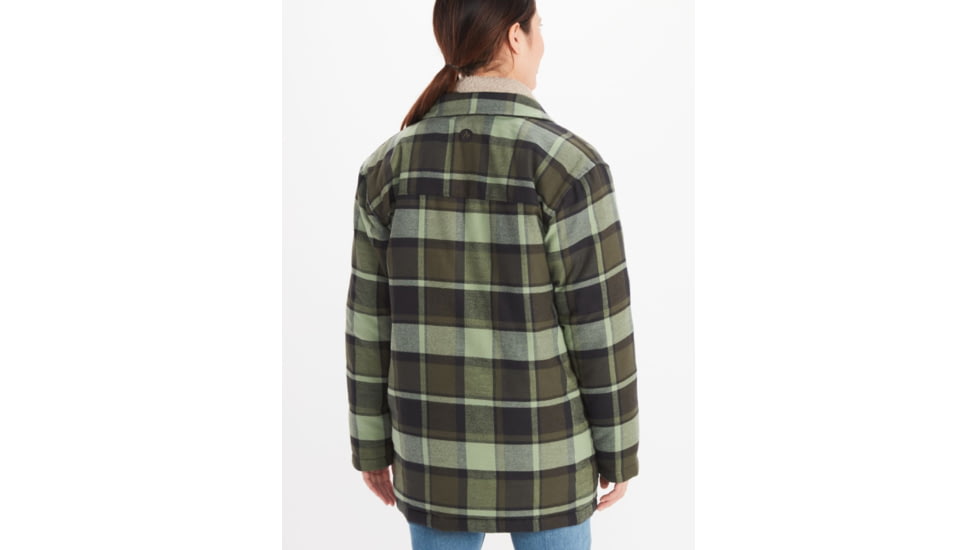 Marmot Lanigan Flannel Chore Coat - Womens, Nori, Extra Small, M13171-4859-XS