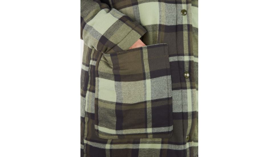 Marmot Lanigan Flannel Chore Coat - Womens, Nori, Extra Small, M13171-4859-XS