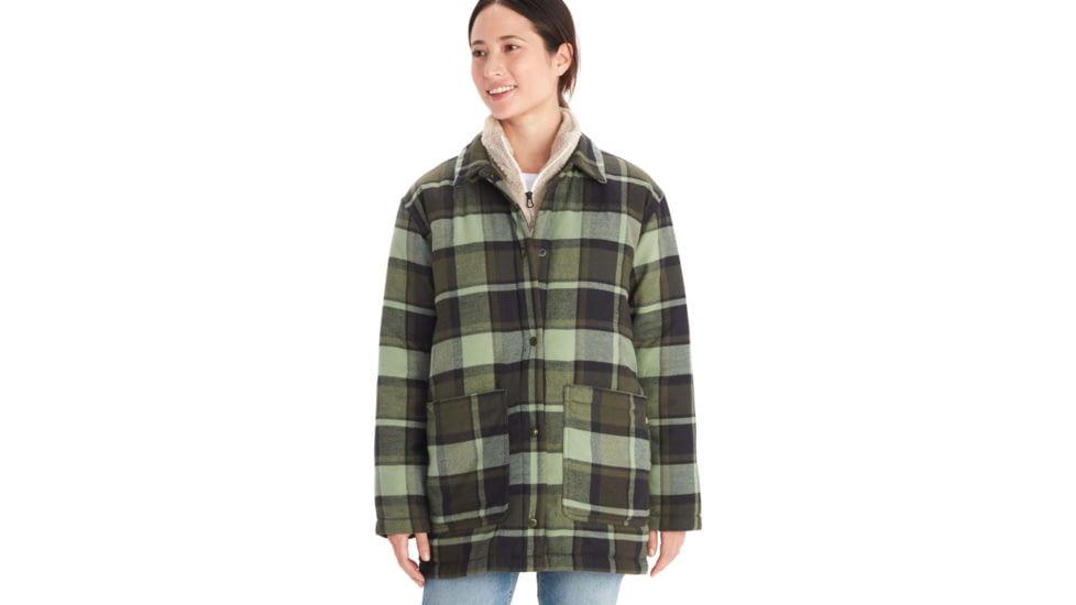 Marmot Lanigan Flannel Chore Coat - Women's, Nori, Extra Large, M13171-4859-XL