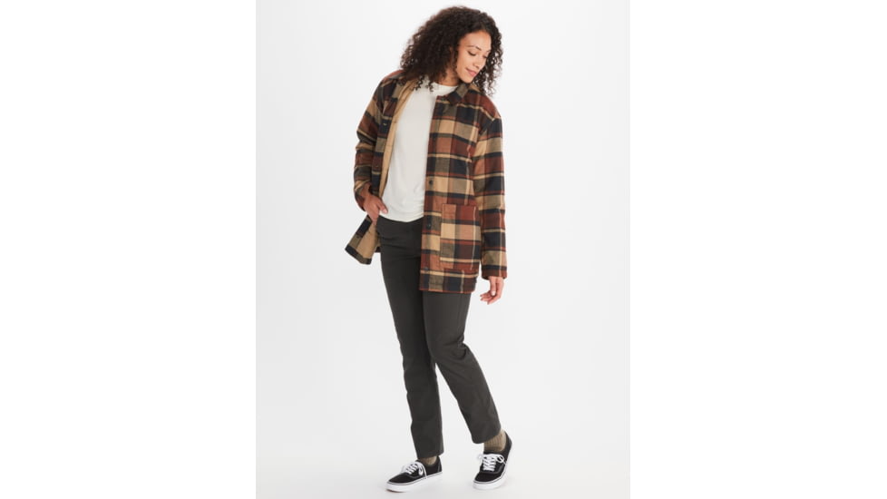 Marmot Lanigan Flannel Chore Coat - Womens, Shetland, Small, M13171-16310-S