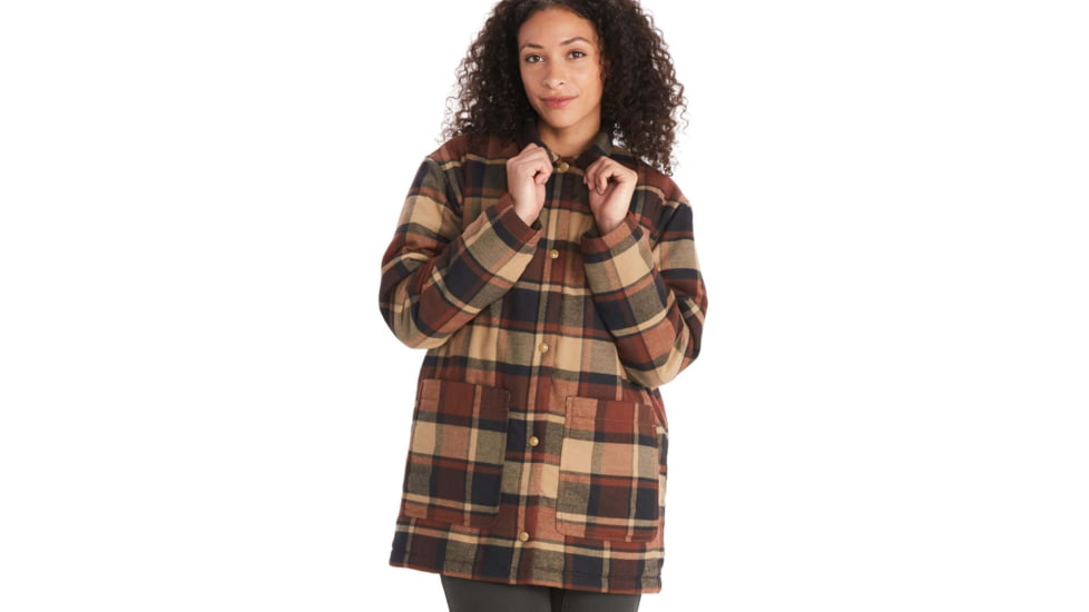 Marmot Lanigan Flannel Chore Coat - Womens, Shetland, Small, M13171-16310-S