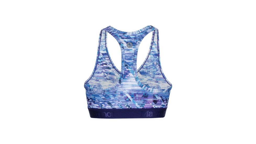 Marmot Layer Up Sports Bra - Womens, Deep Dusk Jet Stream, Extra Large 59830-8654-XL