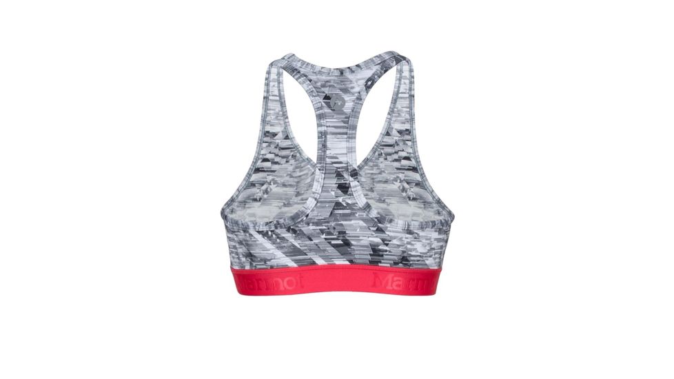 Marmot Layer Up Sports Bra - Womens, Steel Onyx Jet Stream, M 59830-8657-M