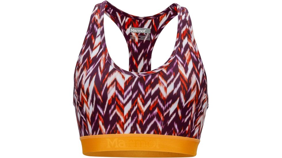 Marmot Layer Up Sportsbra - Women's-Deep Plum Trade Wind-Medium