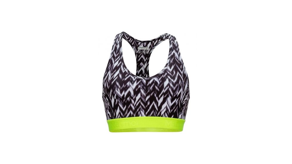 Marmot Layer Up Sportsbra - Womens, Black Trade Wind, Medium, 59830-8878-M