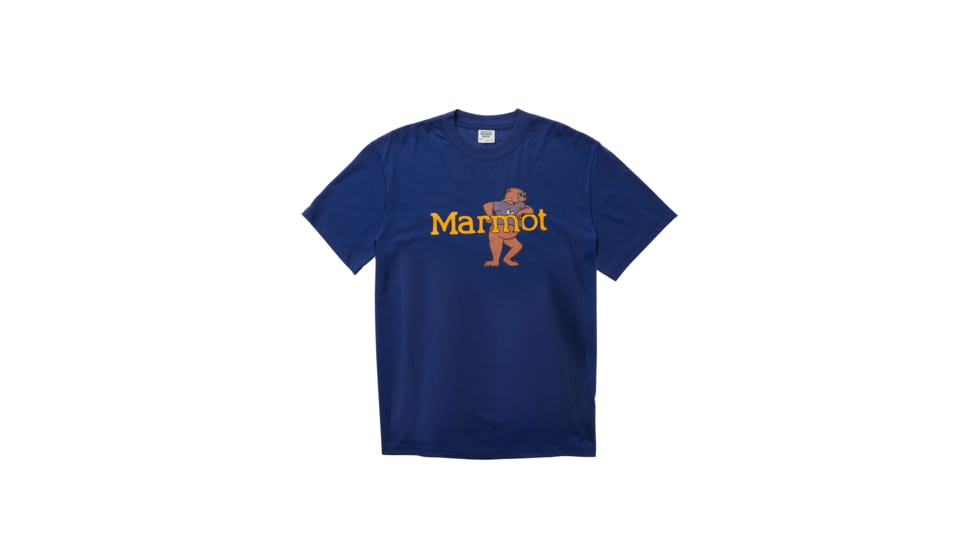 Marmot Leaning Marty Short Sleeve Tee - Men's, Twilight Blue, 2XL, M14130-23091-XXL