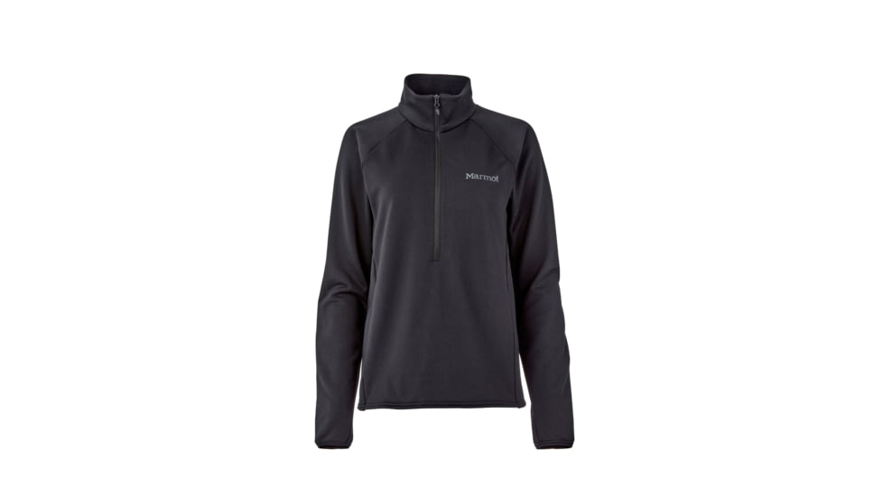 Marmot Leconte Fleece 1/2 Zip - Women's, Black, Extra Large, M15391-001-XL