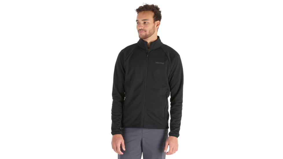 Marmot Leconte Fleece Jacket - Men's, Black, Medium, 195115220259