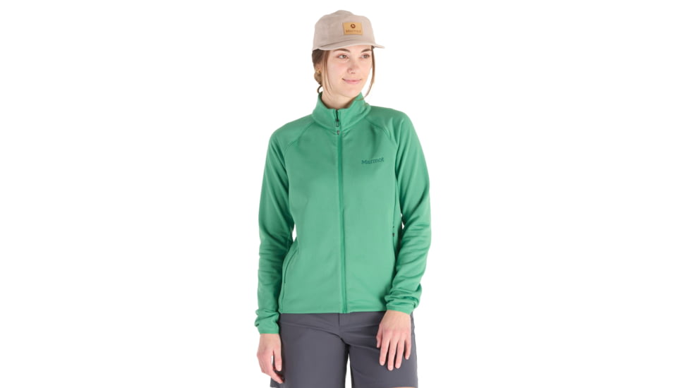 Marmot Leconte Fleece Jacket - Women's, Clover, Extra Small, M15392-23095-XS