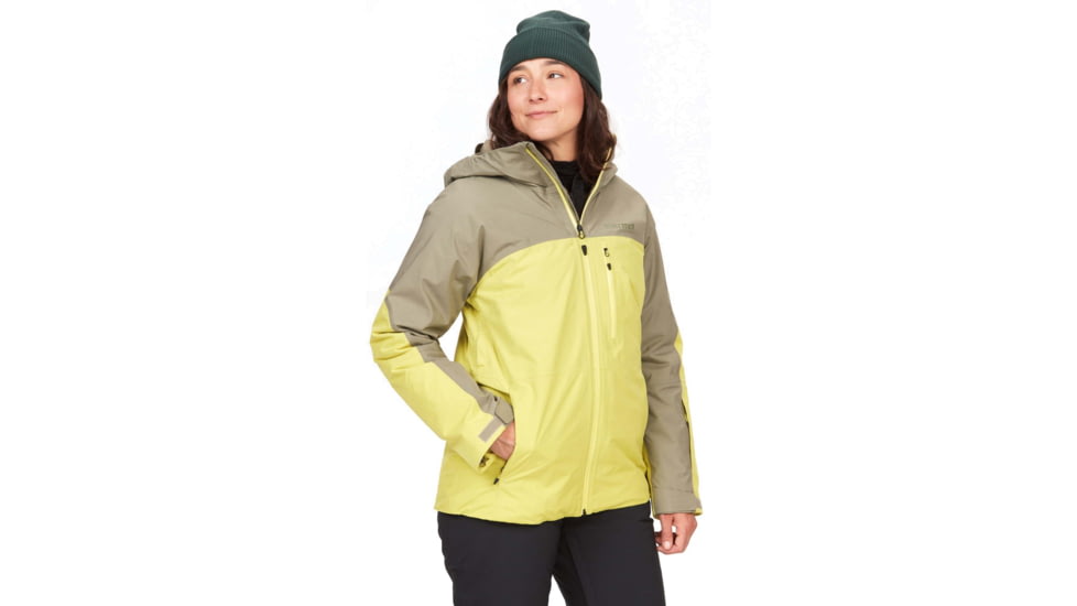 Marmot Lightray GORE-TEX Jacket - Women's, Extra Small, Vetiver/Limelight, M14603-21745-XS
