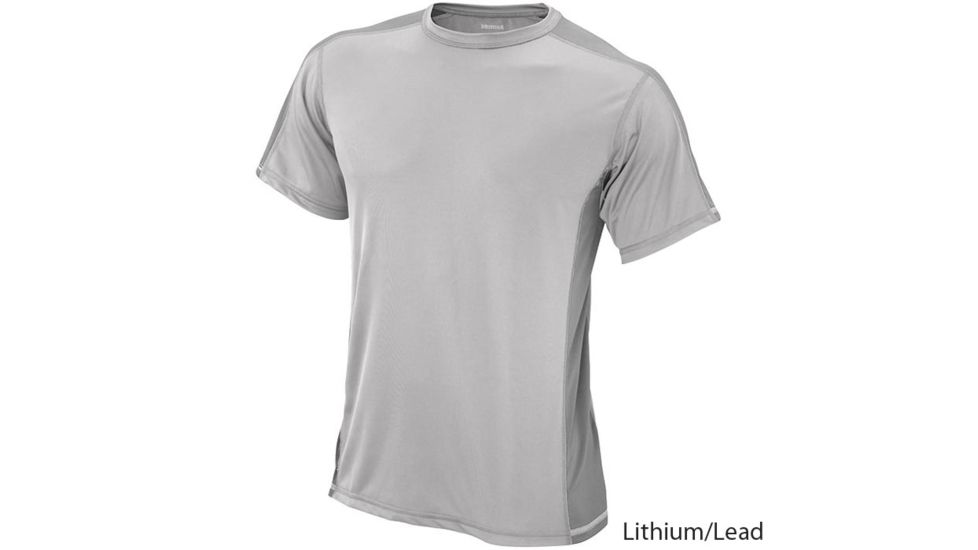 Marmot Lightweight Crew SS Mens - Black XXL