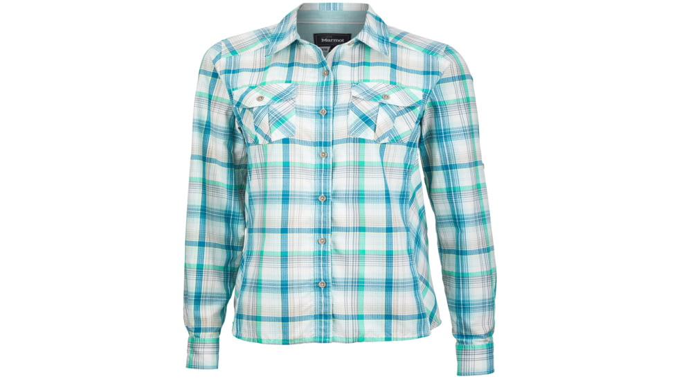 Marmot Lillian Long Sleeve Shirt - Women's-Crystal Green-X-Small