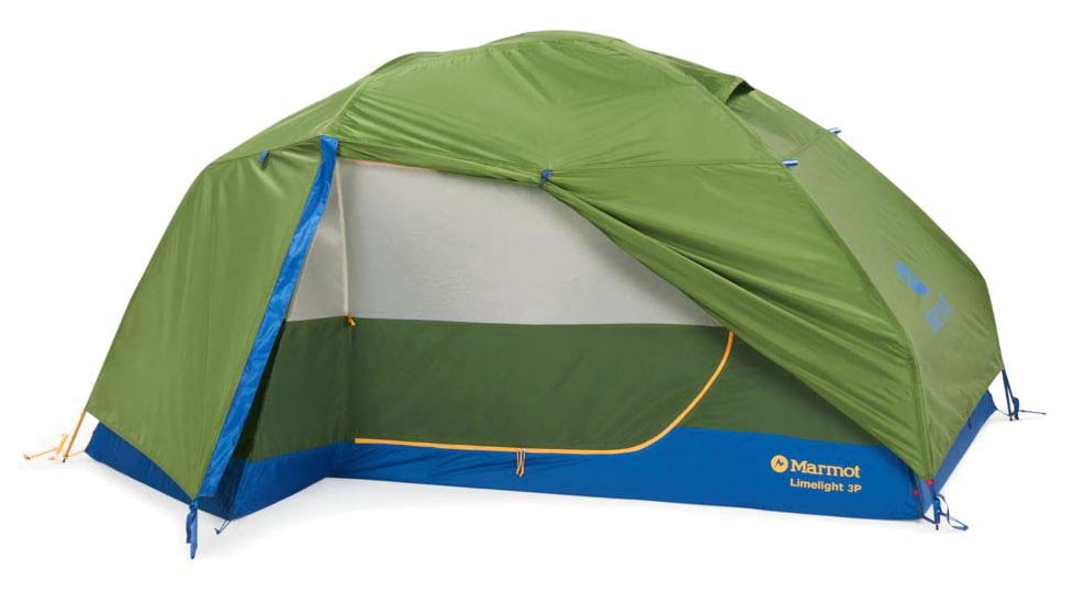 Marmot Limelight Tent - 3 Person, Foliage/Dark Azure, One Size, 195115053222