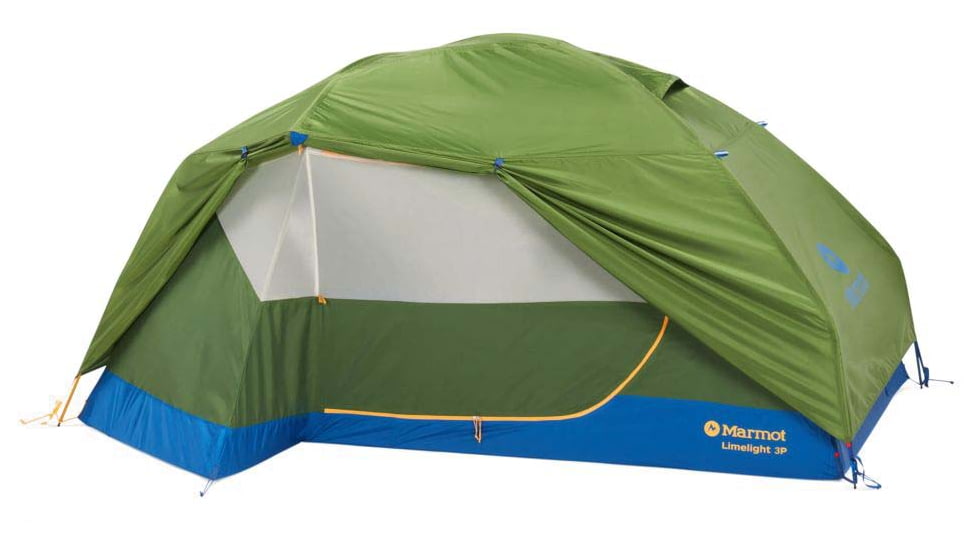 Marmot Limelight Tent - 3 Person, Foliage/Dark Azure, One Size, 195115053222