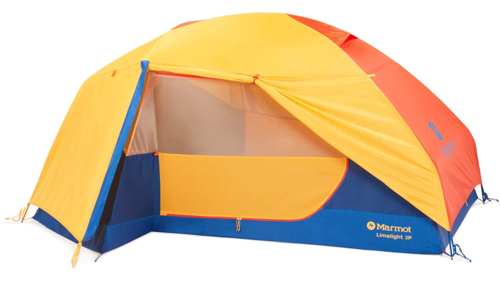 Marmot Limelight Tent, 3 Person, Solar/Red Sun, 3-Person, 195115053215