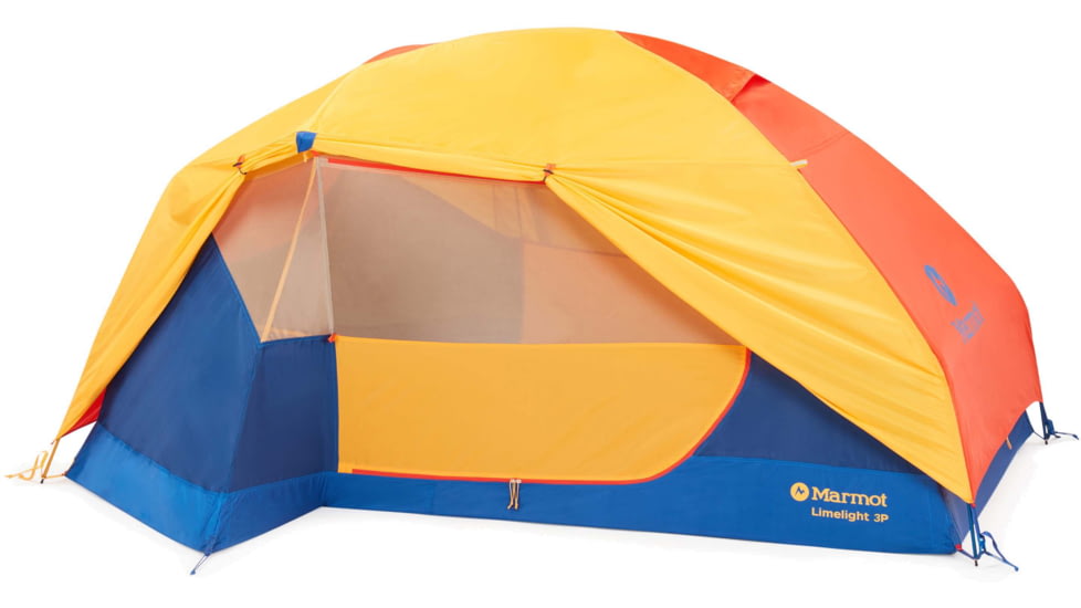 Marmot Limelight Tent, 3 Person, Solar/Red Sun, 3-Person, 195115053215