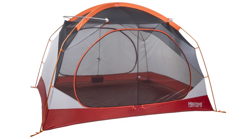 Marmot Limestone Tent, 4-Person, Orange Spice/Arona, 29100-9821-ONE