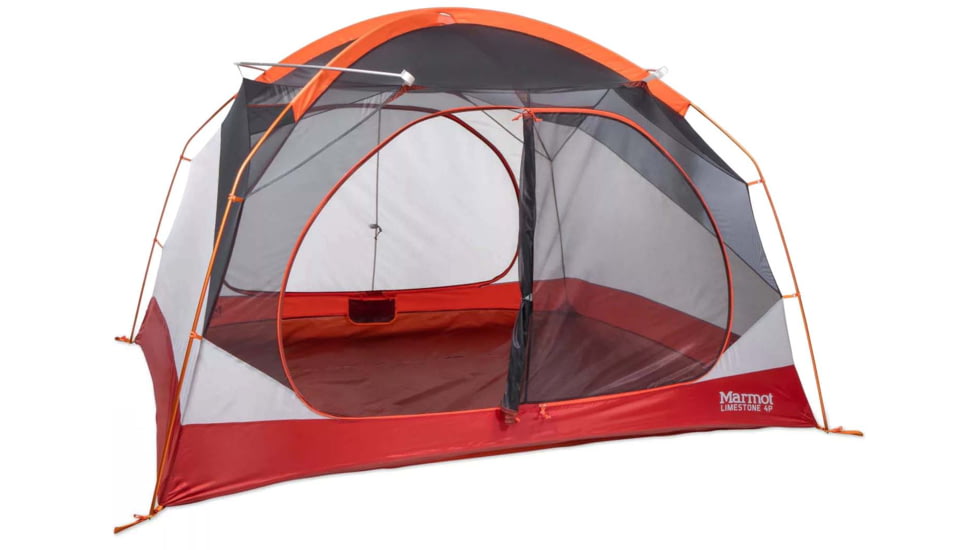 Marmot Limestone Tent, 4-Person, Orange Spice/Arona, 29100-9821-ONE