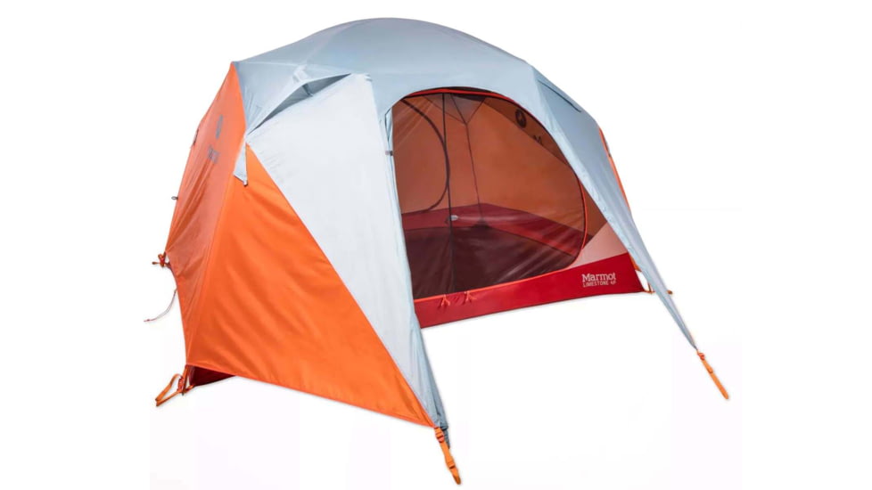 Marmot Limestone Tent, 4-Person, Orange Spice/Arona, 29100-9821-ONE