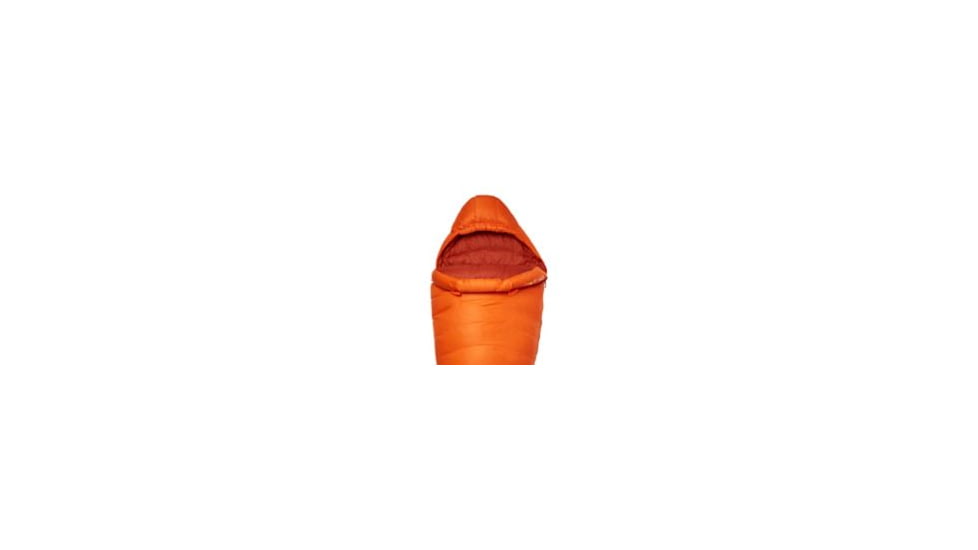 Marmot Lithium Sleeping Bag, Blaze/Dark Rust, Regular, Left Zip, 22300-9346-LZ