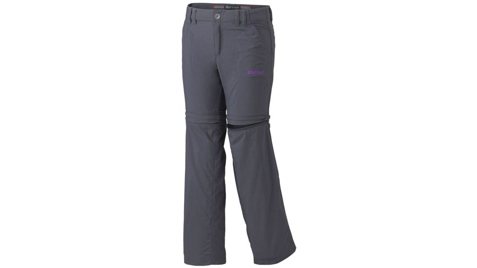 Lobos Convertible Pant - Girls-Medium-Dark Steel