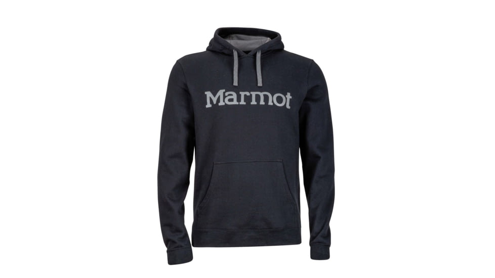 Marmot Logo Hoody - Mens, Black, 2XL 53640-001-XXL