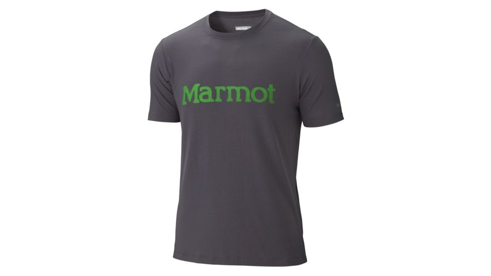 Marmot Logo Tee Short Sleeve - Men's-Slate Grey-X-Large