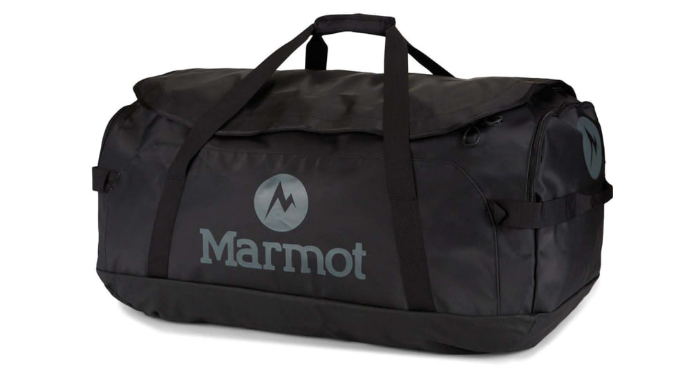 Marmot Long Hauler Duffel Expedition Bag, Black, One Size, 36360-001-ONE
