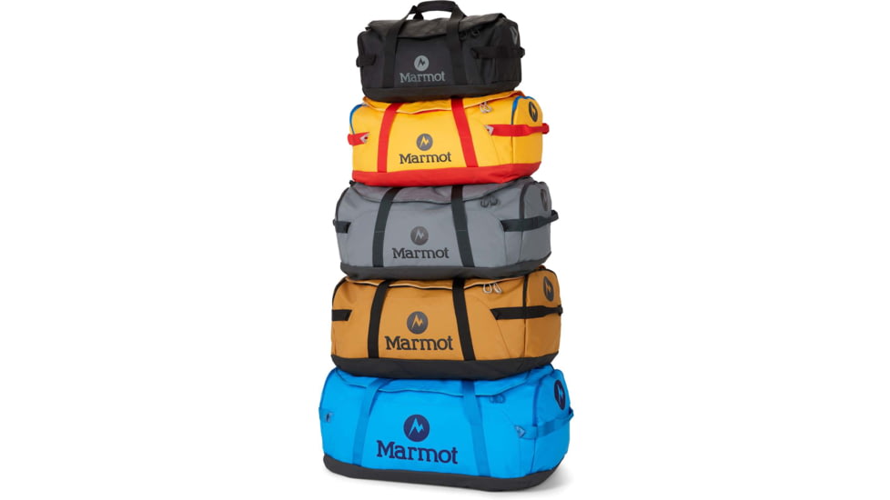 Marmot Long Hauler Duffel Expedition Bag, Clear Blue/Dark Steel, One Size, 36360-5022-ONE
