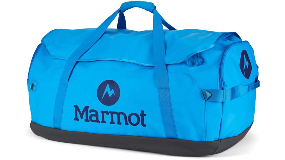 Marmot Long Hauler Duffel Expedition Bag, Clear Blue/Dark Steel, One Size, 36360-5022-ONE